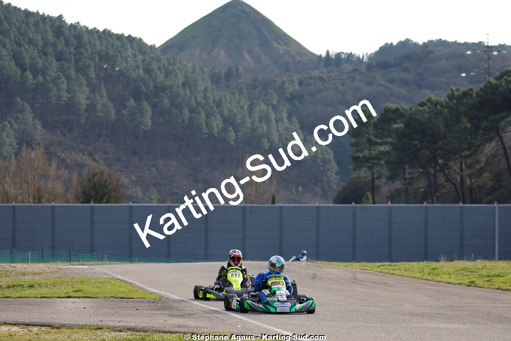 1 & 2/03/2025 : 1ère manche du Championnat du Sud au Pôle Mécanique Karting d’Alès (photos Stéphane Agnus) 2025 — karting