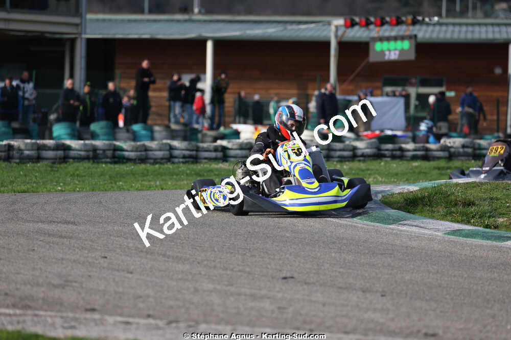 1 & 2/03/2025 : 1ère manche du Championnat du Sud au Pôle Mécanique Karting d’Alès (photos Stéphane Agnus) 2025 — karting