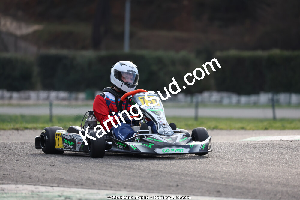 1 & 2/03/2025 : 1ère manche du Championnat du Sud au Pôle Mécanique Karting d’Alès (photos Stéphane Agnus) 2025 — karting