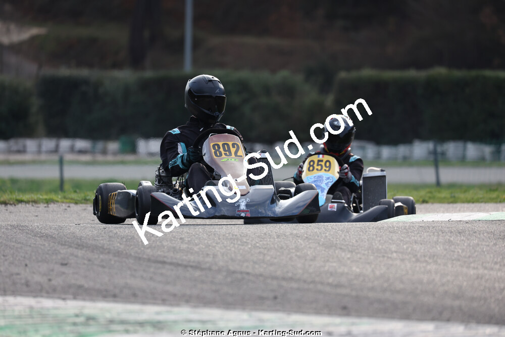 1 & 2/03/2025 : 1ère manche du Championnat du Sud au Pôle Mécanique Karting d’Alès (photos Stéphane Agnus) 2025 — karting