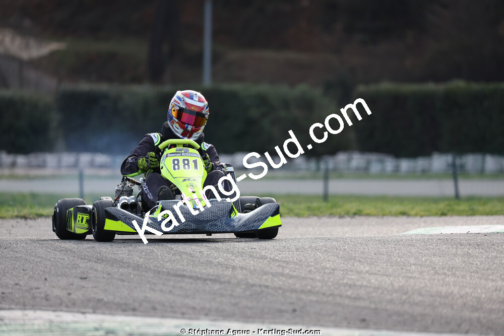 1 & 2/03/2025 : 1ère manche du Championnat du Sud au Pôle Mécanique Karting d’Alès (photos Stéphane Agnus) 2025 — karting