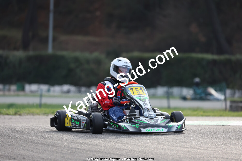 1 & 2/03/2025 : 1ère manche du Championnat du Sud au Pôle Mécanique Karting d’Alès (photos Stéphane Agnus) 2025 — karting