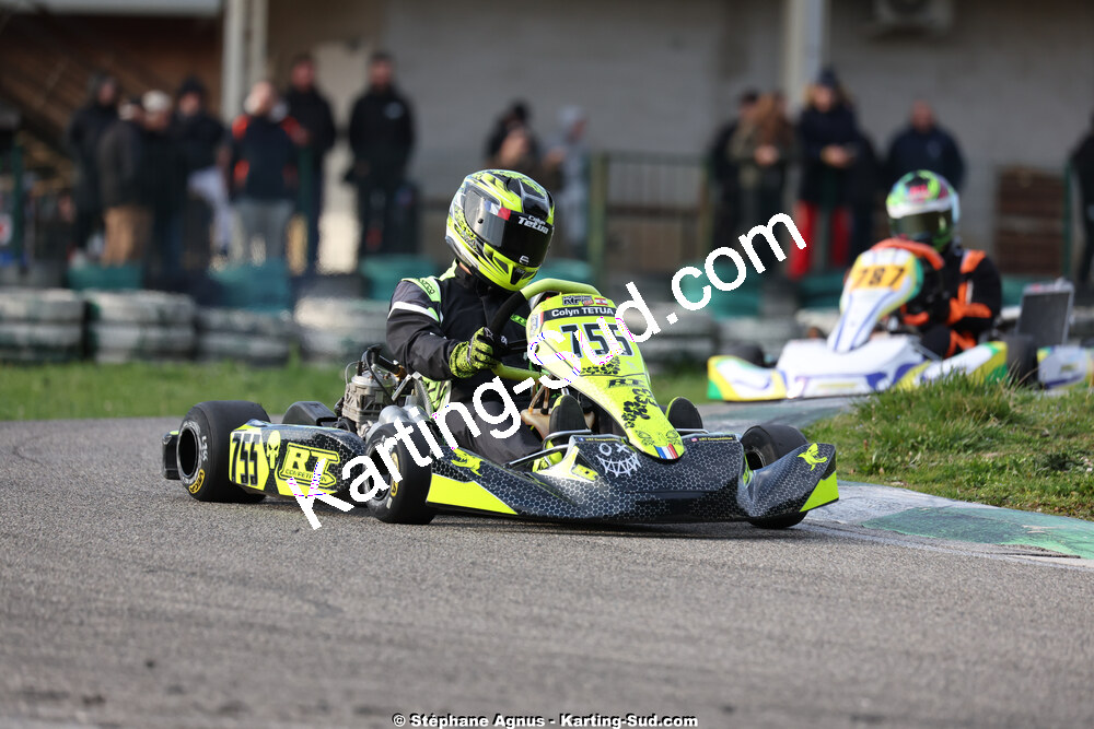 1 & 2/03/2025 : 1ère manche du Championnat du Sud au Pôle Mécanique Karting d’Alès (photos Stéphane Agnus) 2025 — karting
