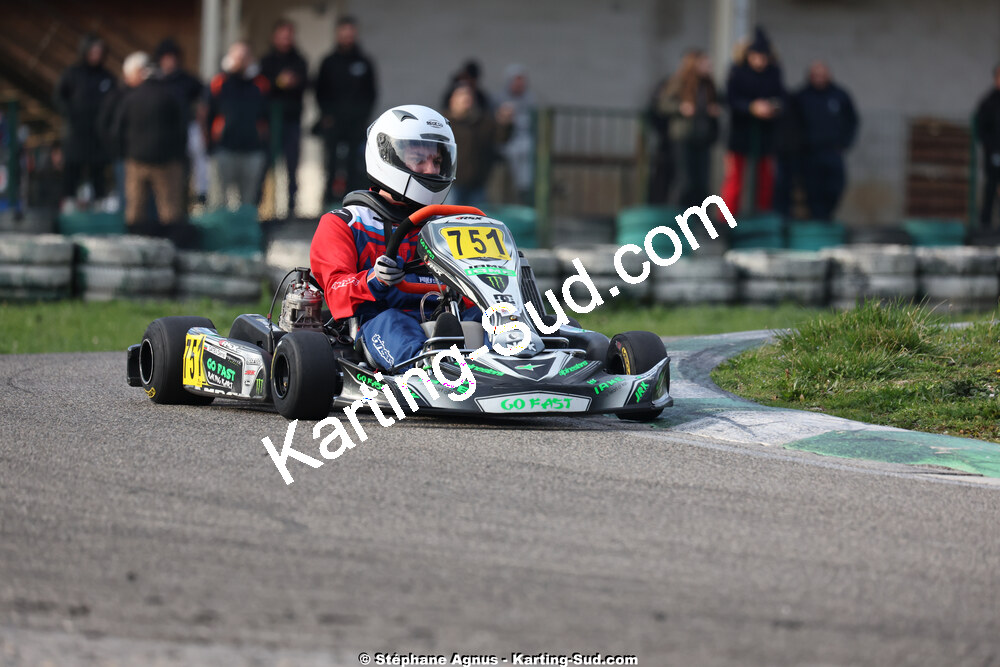 1 & 2/03/2025 : 1ère manche du Championnat du Sud au Pôle Mécanique Karting d’Alès (photos Stéphane Agnus) 2025 — karting