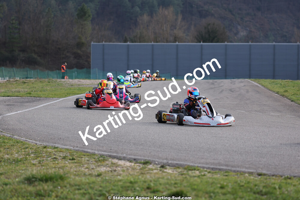 1 & 2/03/2025 : 1ère manche du Championnat du Sud au Pôle Mécanique Karting d’Alès (photos Stéphane Agnus) 2025 — karting