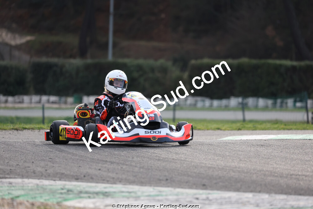 1 & 2/03/2025 : 1ère manche du Championnat du Sud au Pôle Mécanique Karting d’Alès (photos Stéphane Agnus) 2025 — karting