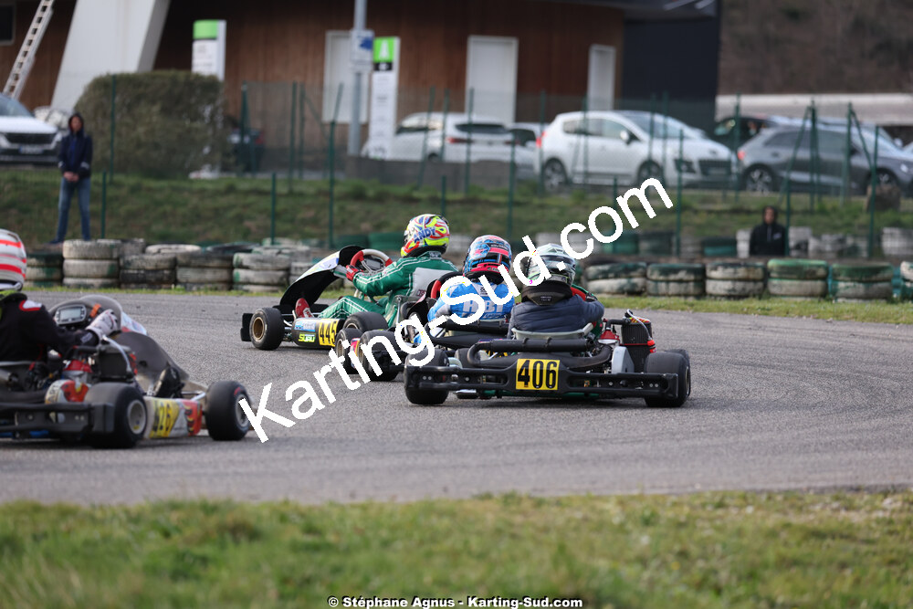 1 & 2/03/2025 : 1ère manche du Championnat du Sud au Pôle Mécanique Karting d’Alès (photos Stéphane Agnus) 2025 — karting