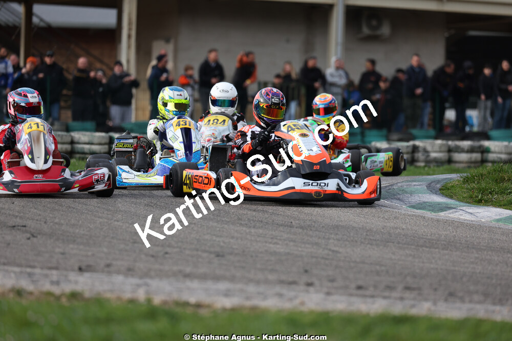 1 & 2/03/2025 : 1ère manche du Championnat du Sud au Pôle Mécanique Karting d’Alès (photos Stéphane Agnus) 2025 — karting