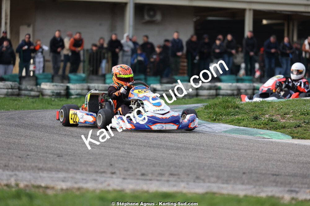 1 & 2/03/2025 : 1ère manche du Championnat du Sud au Pôle Mécanique Karting d’Alès (photos Stéphane Agnus) 2025 — karting