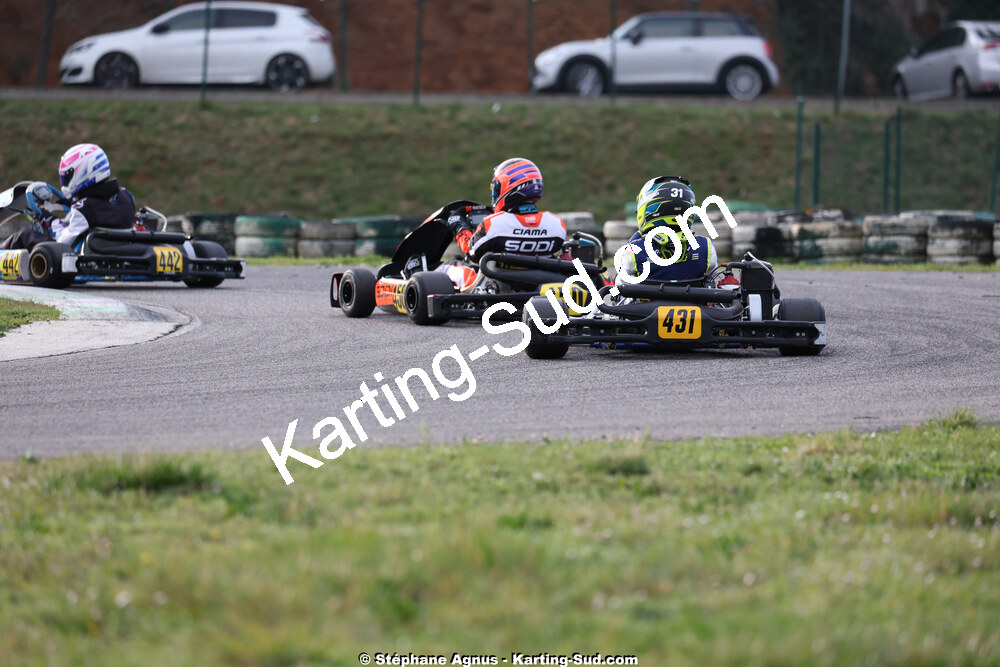 1 & 2/03/2025 : 1ère manche du Championnat du Sud au Pôle Mécanique Karting d’Alès (photos Stéphane Agnus) 2025 — karting