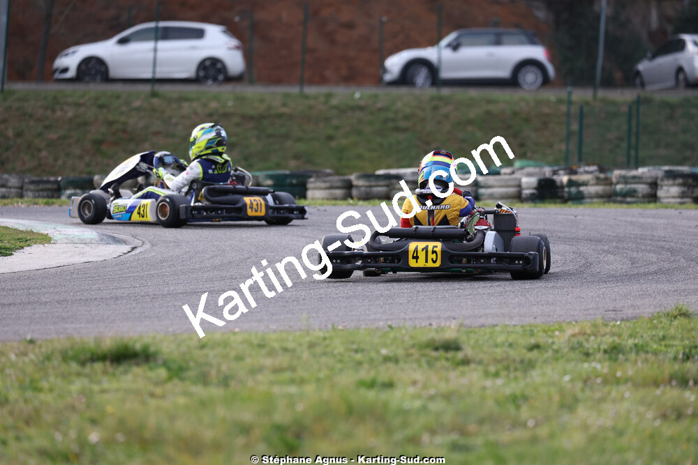 1 & 2/03/2025 : 1ère manche du Championnat du Sud au Pôle Mécanique Karting d’Alès (photos Stéphane Agnus) 2025 — karting