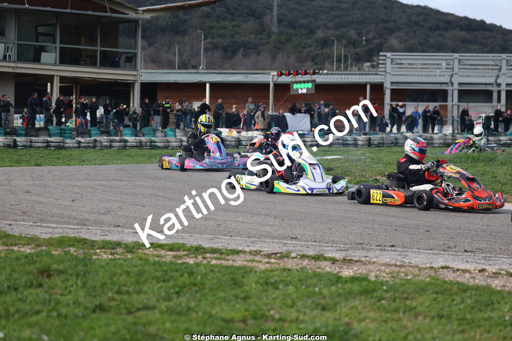 1 & 2/03/2025 : 1ère manche du Championnat du Sud au Pôle Mécanique Karting d’Alès (photos Stéphane Agnus) 2025 — karting
