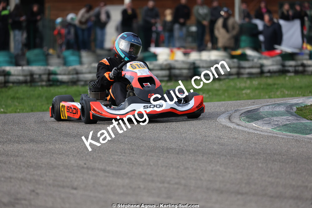 1 & 2/03/2025 : 1ère manche du Championnat du Sud au Pôle Mécanique Karting d’Alès (photos Stéphane Agnus) 2025 — karting