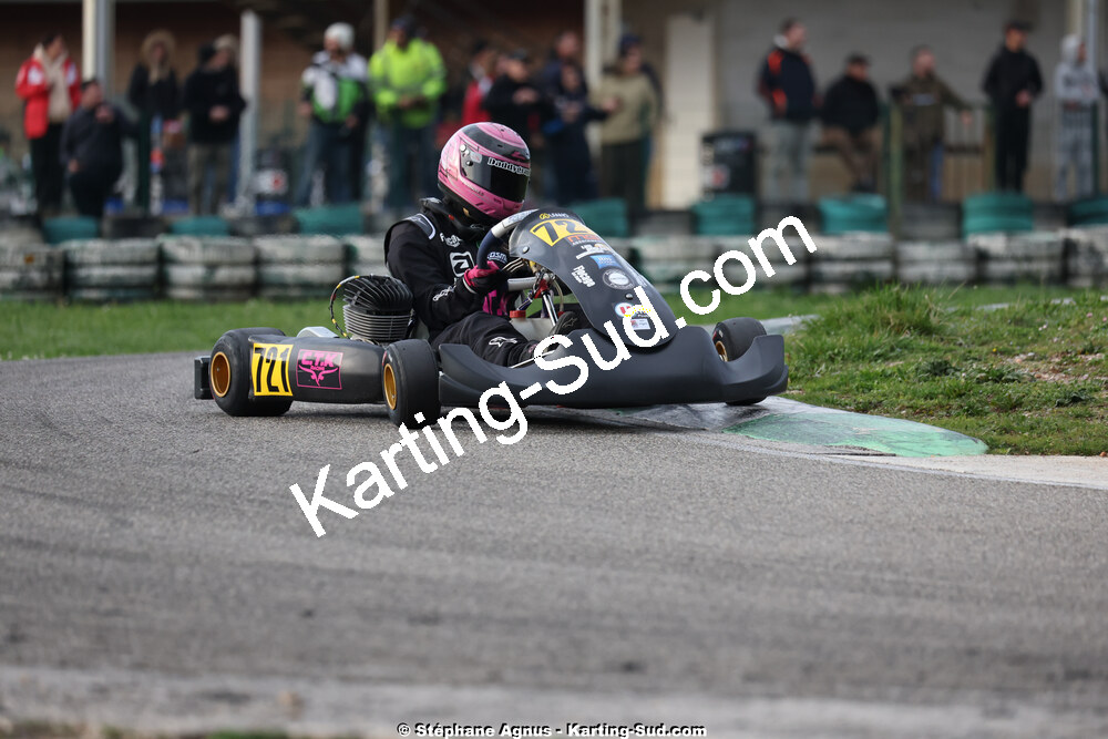 1 & 2/03/2025 : 1ère manche du Championnat du Sud au Pôle Mécanique Karting d’Alès (photos Stéphane Agnus) 2025 — karting