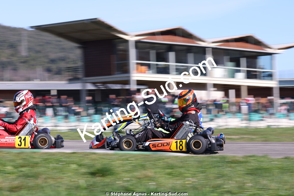 1 & 2/03/2025 : 1ère manche du Championnat du Sud au Pôle Mécanique Karting d’Alès (photos Stéphane Agnus) 2025 — karting