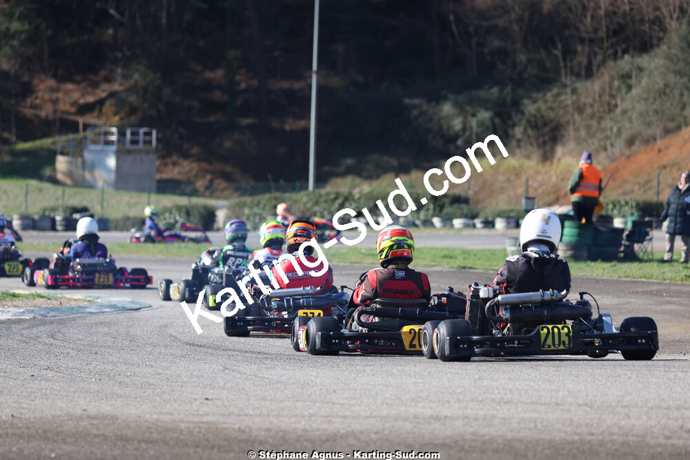1 & 2/03/2025 : 1ère manche du Championnat du Sud au Pôle Mécanique Karting d’Alès (photos Stéphane Agnus) 2025 — karting