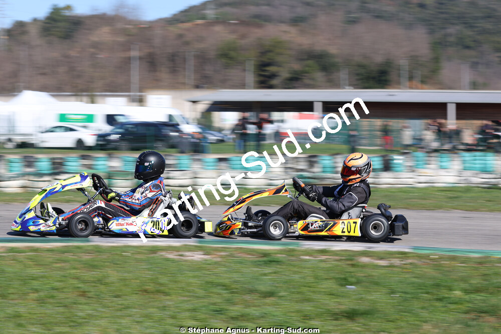 1 & 2/03/2025 : 1ère manche du Championnat du Sud au Pôle Mécanique Karting d’Alès (photos Stéphane Agnus) 2025 — karting