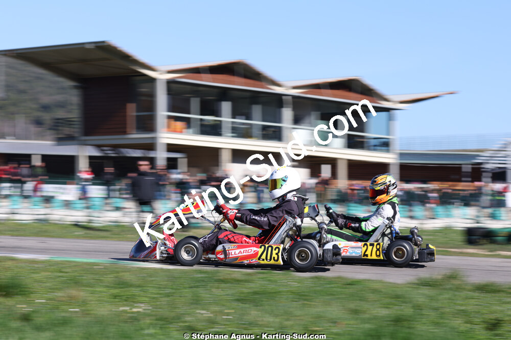 1 & 2/03/2025 : 1ère manche du Championnat du Sud au Pôle Mécanique Karting d’Alès (photos Stéphane Agnus) 2025 — karting