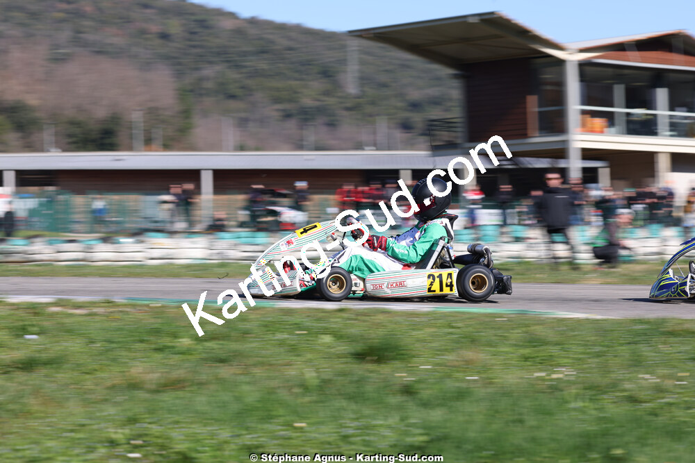 1 & 2/03/2025 : 1ère manche du Championnat du Sud au Pôle Mécanique Karting d’Alès (photos Stéphane Agnus) 2025 — karting