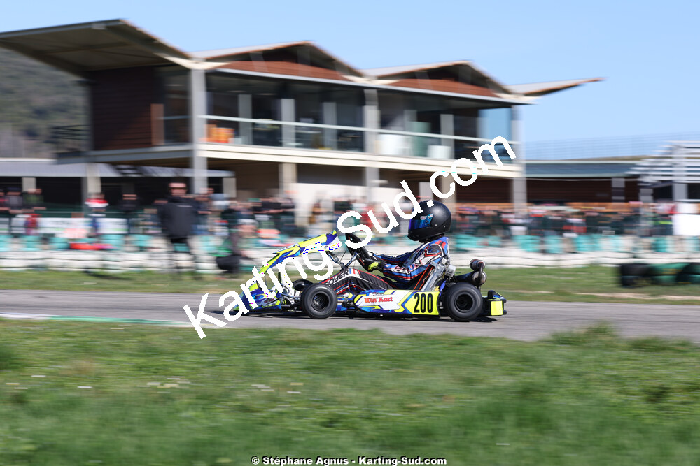1 & 2/03/2025 : 1ère manche du Championnat du Sud au Pôle Mécanique Karting d’Alès (photos Stéphane Agnus) 2025 — karting