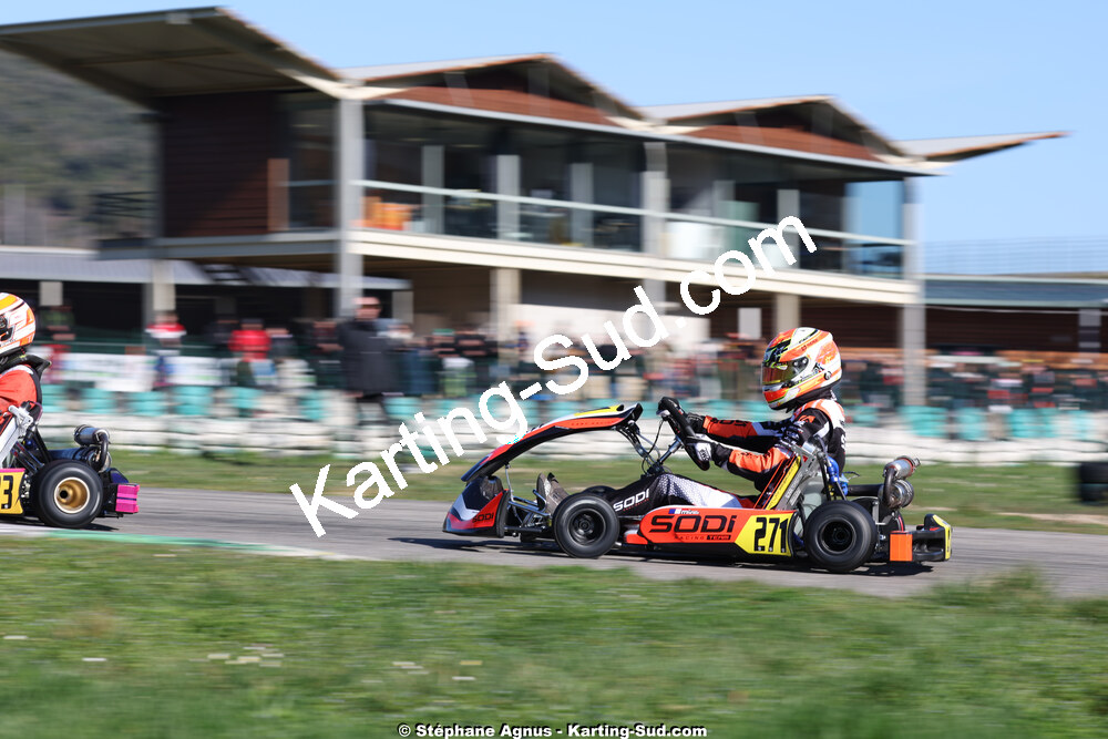 1 & 2/03/2025 : 1ère manche du Championnat du Sud au Pôle Mécanique Karting d’Alès (photos Stéphane Agnus) 2025 — karting