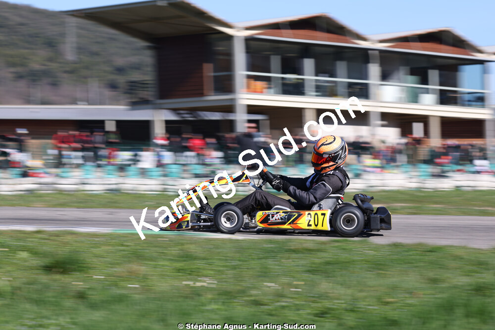 1 & 2/03/2025 : 1ère manche du Championnat du Sud au Pôle Mécanique Karting d’Alès (photos Stéphane Agnus) 2025 — karting