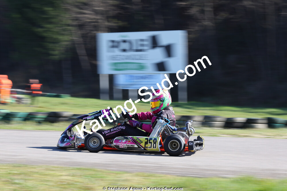 1 & 2/03/2025 : 1ère manche du Championnat du Sud au Pôle Mécanique Karting d’Alès (photos Stéphane Agnus) 2025 — karting