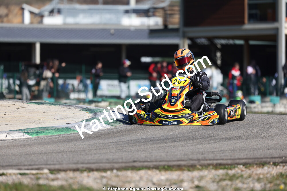 1 & 2/03/2025 : 1ère manche du Championnat du Sud au Pôle Mécanique Karting d’Alès (photos Stéphane Agnus) 2025 — karting