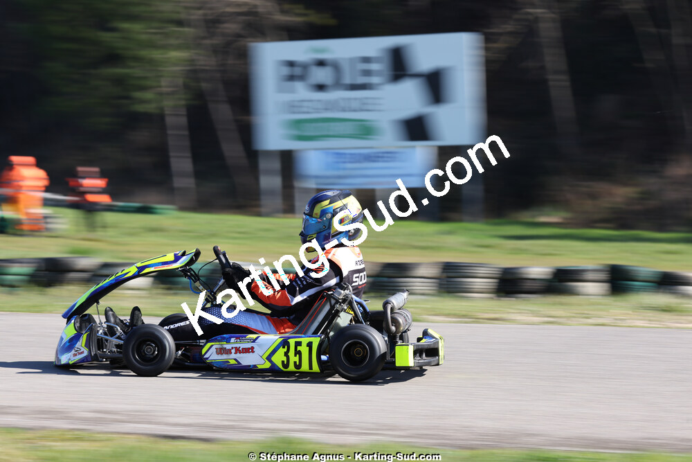 1 & 2/03/2025 : 1ère manche du Championnat du Sud au Pôle Mécanique Karting d’Alès (photos Stéphane Agnus) 2025 — karting