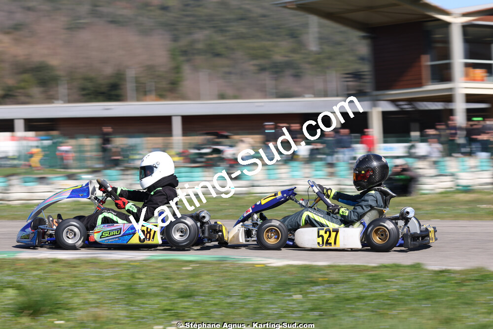 1 & 2/03/2025 : 1ère manche du Championnat du Sud au Pôle Mécanique Karting d’Alès (photos Stéphane Agnus) 2025 — karting