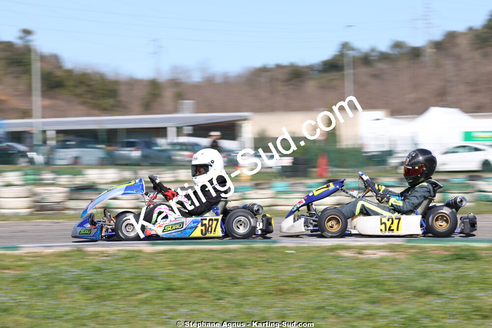 1 & 2/03/2025 : 1ère manche du Championnat du Sud au Pôle Mécanique Karting d’Alès (photos Stéphane Agnus) 2025 — karting