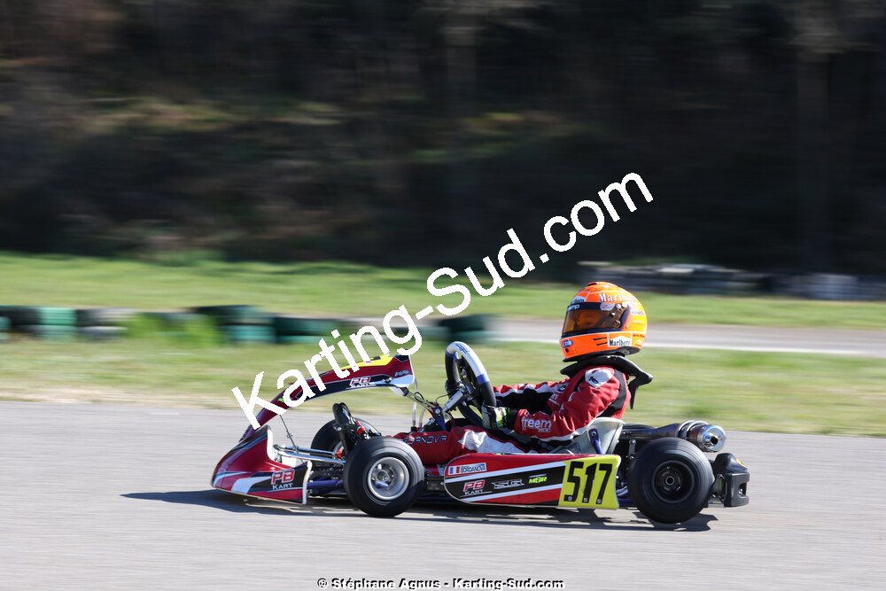 1 & 2/03/2025 : 1ère manche du Championnat du Sud au Pôle Mécanique Karting d’Alès (photos Stéphane Agnus) 2025 — karting