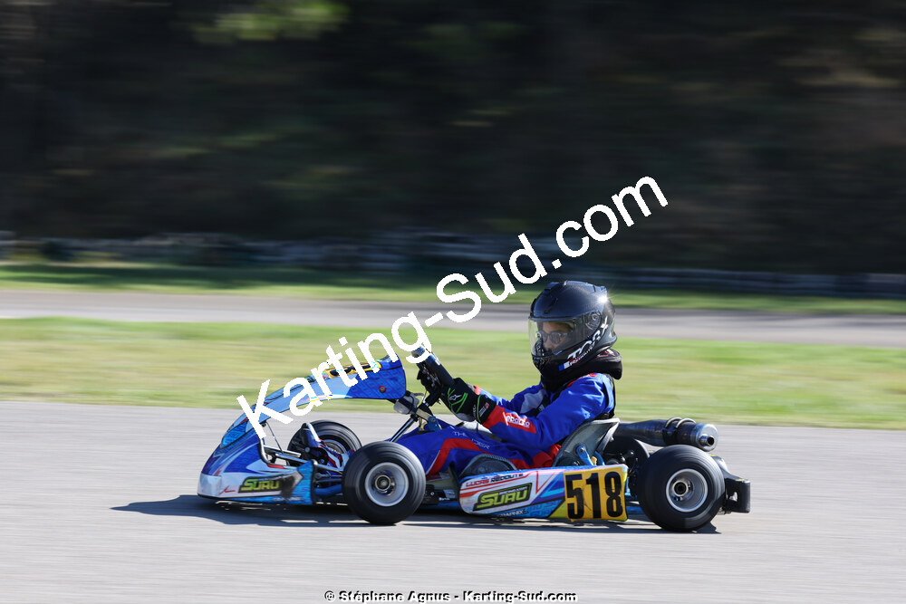 1 & 2/03/2025 : 1ère manche du Championnat du Sud au Pôle Mécanique Karting d’Alès (photos Stéphane Agnus) 2025 — karting