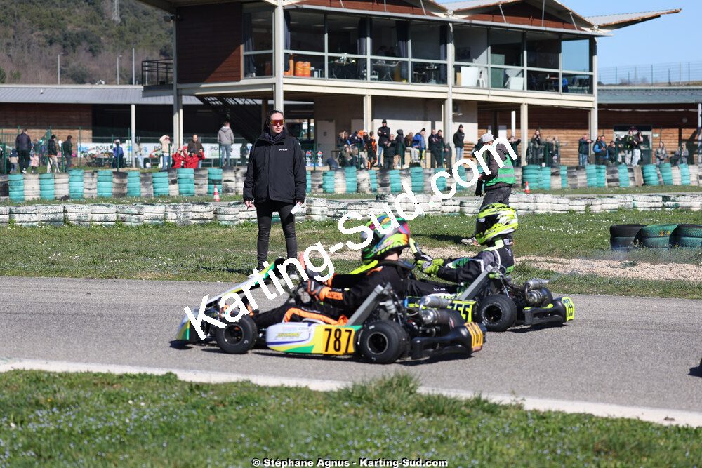 1 & 2/03/2025 : 1ère manche du Championnat du Sud au Pôle Mécanique Karting d’Alès (photos Stéphane Agnus) 2025 — karting