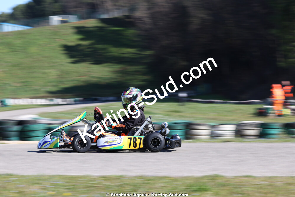 1 & 2/03/2025 : 1ère manche du Championnat du Sud au Pôle Mécanique Karting d’Alès (photos Stéphane Agnus) 2025 — karting