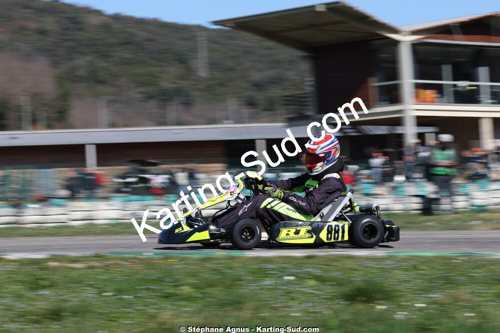 1 & 2/03/2025 : 1ère manche du Championnat du Sud au Pôle Mécanique Karting d’Alès (photos Stéphane Agnus) 2025 — karting