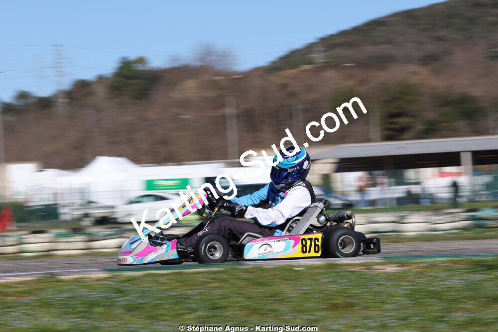 1 & 2/03/2025 : 1ère manche du Championnat du Sud au Pôle Mécanique Karting d’Alès (photos Stéphane Agnus) 2025 — karting