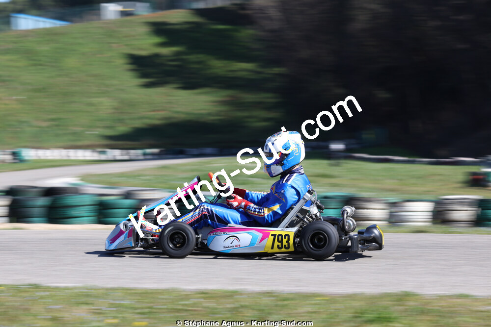 1 & 2/03/2025 : 1ère manche du Championnat du Sud au Pôle Mécanique Karting d’Alès (photos Stéphane Agnus) 2025 — karting