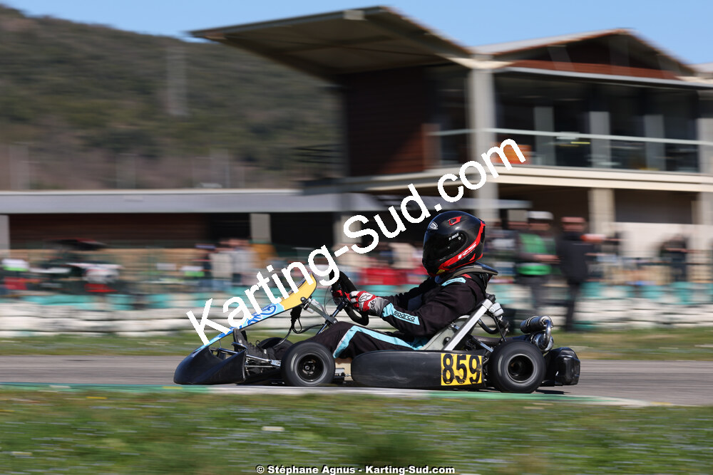 1 & 2/03/2025 : 1ère manche du Championnat du Sud au Pôle Mécanique Karting d’Alès (photos Stéphane Agnus) 2025 — karting