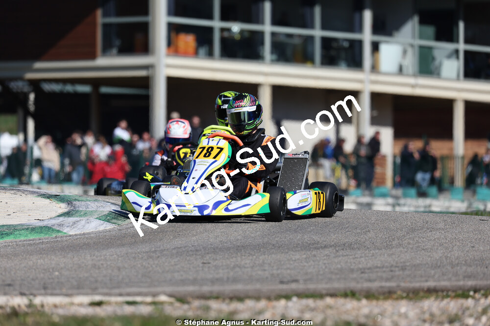 1 & 2/03/2025 : 1ère manche du Championnat du Sud au Pôle Mécanique Karting d’Alès (photos Stéphane Agnus) 2025 — karting