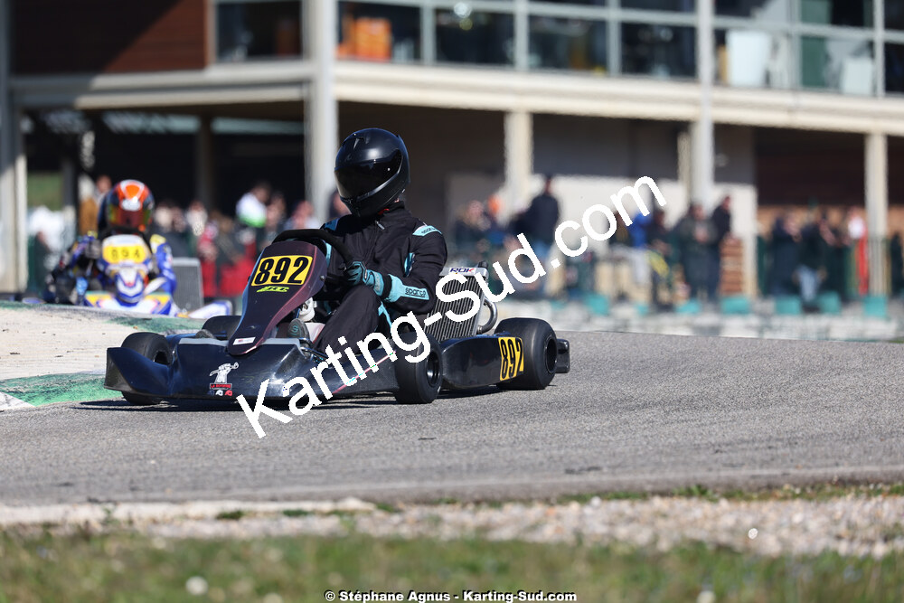 1 & 2/03/2025 : 1ère manche du Championnat du Sud au Pôle Mécanique Karting d’Alès (photos Stéphane Agnus) 2025 — karting