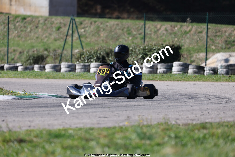 1 & 2/03/2025 : 1ère manche du Championnat du Sud au Pôle Mécanique Karting d’Alès (photos Stéphane Agnus) 2025 — karting