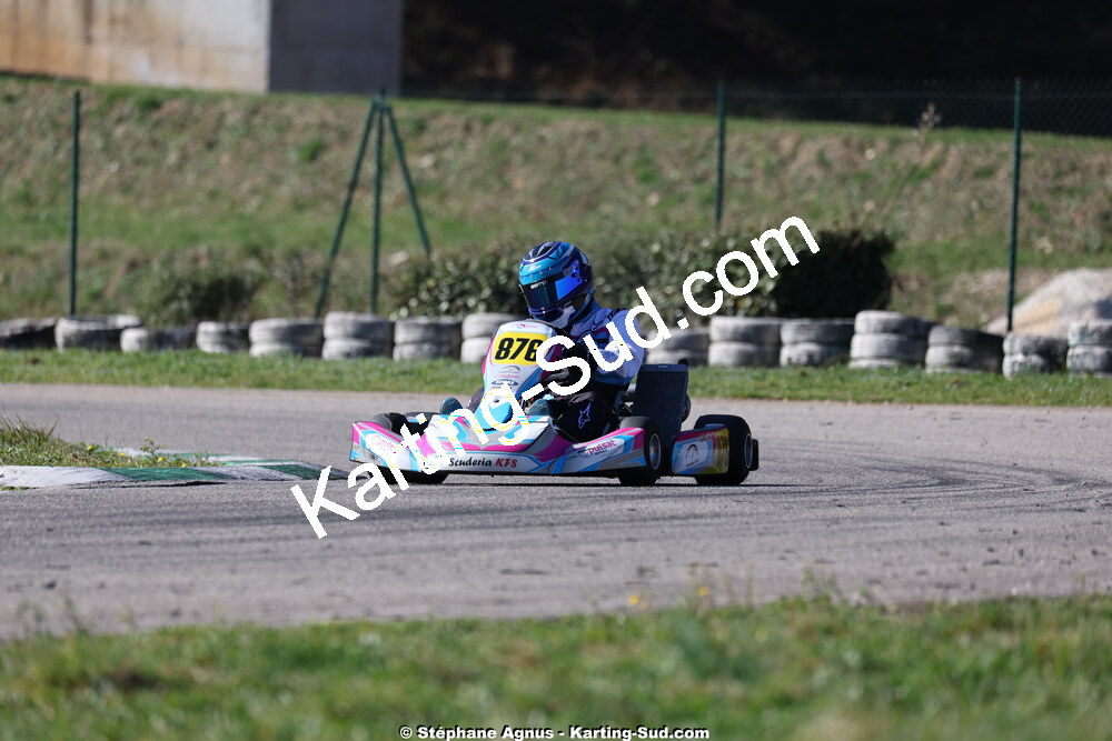 1 & 2/03/2025 : 1ère manche du Championnat du Sud au Pôle Mécanique Karting d’Alès (photos Stéphane Agnus) 2025 — karting