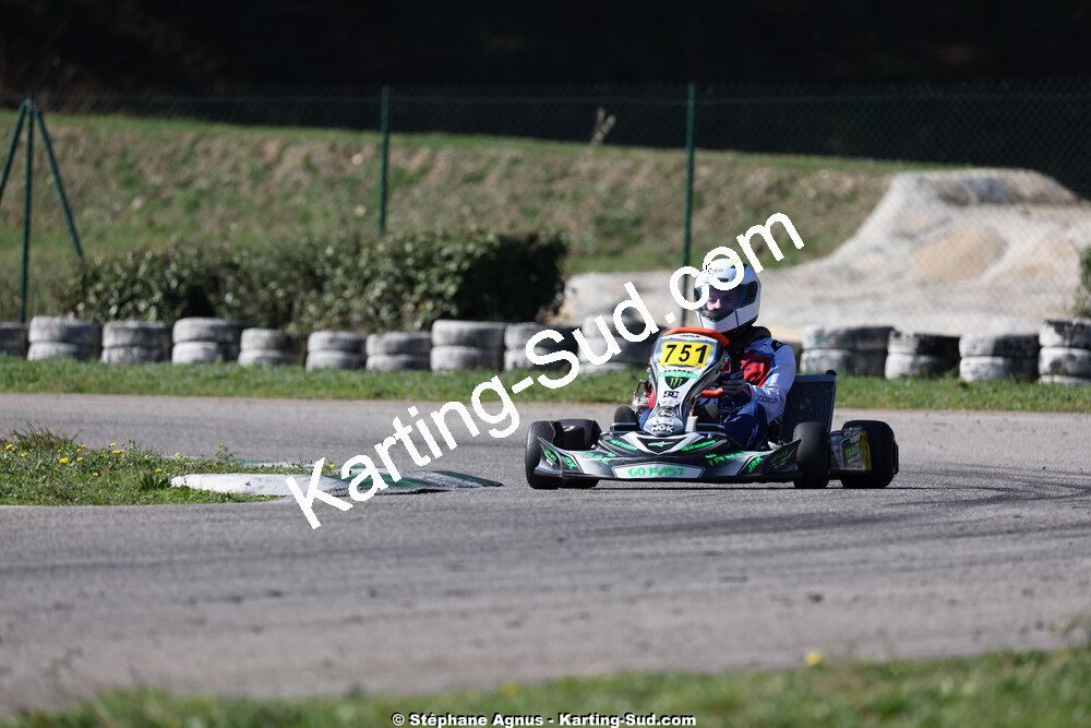 1 & 2/03/2025 : 1ère manche du Championnat du Sud au Pôle Mécanique Karting d’Alès (photos Stéphane Agnus) 2025 — karting