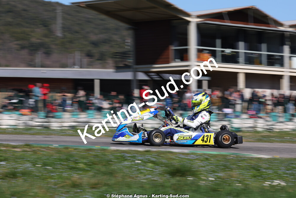 1 & 2/03/2025 : 1ère manche du Championnat du Sud au Pôle Mécanique Karting d’Alès (photos Stéphane Agnus) 2025 — karting