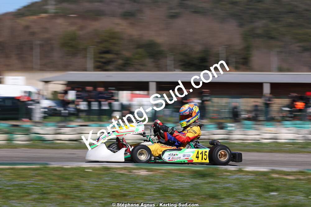 1 & 2/03/2025 : 1ère manche du Championnat du Sud au Pôle Mécanique Karting d’Alès (photos Stéphane Agnus) 2025 — karting
