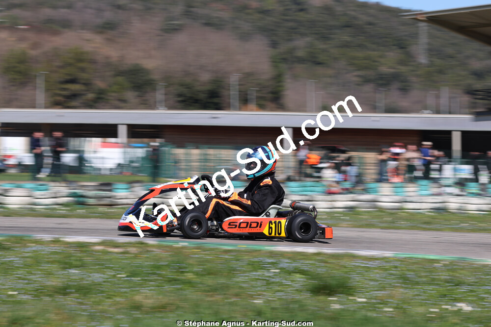 1 & 2/03/2025 : 1ère manche du Championnat du Sud au Pôle Mécanique Karting d’Alès (photos Stéphane Agnus) 2025 — karting