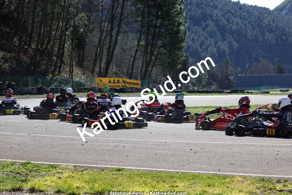 1 & 2/03/2025 : 1ère manche du Championnat du Sud au Pôle Mécanique Karting d’Alès (photos Stéphane Agnus) 2025 — karting