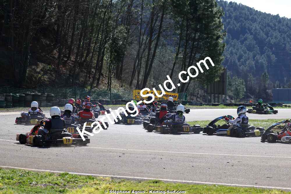 1 & 2/03/2025 : 1ère manche du Championnat du Sud au Pôle Mécanique Karting d’Alès (photos Stéphane Agnus) 2025 — karting