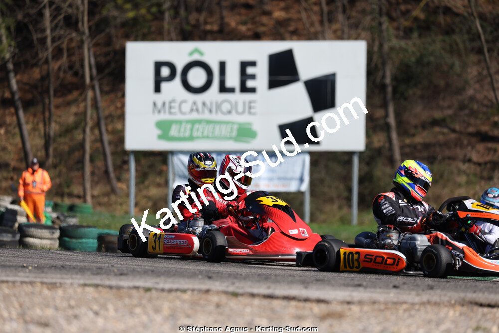 1 & 2/03/2025 : 1ère manche du Championnat du Sud au Pôle Mécanique Karting d’Alès (photos Stéphane Agnus) 2025 — karting